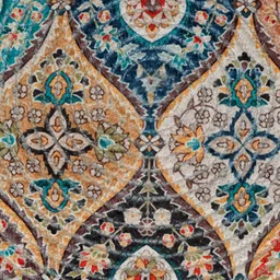 SOKNACK Red & Beige 2 Pieces Printed Circular Table Placemats image 5