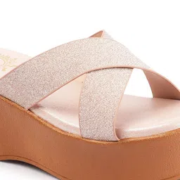 Denill Embellished Open Toe Wedges image 2