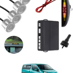 msnp Silver Waterproof Parking Sesnor With Led Display For Vehicle-101 Universal Silver 4pcs Reverse Parking Safety Sensor For Car-101 Parking Sensor-picture-13