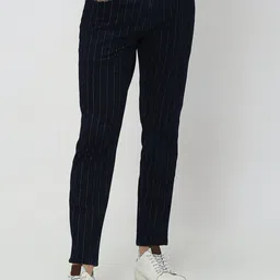 Mufti Men Slim Fit Striped Stretchable Jeans image 3