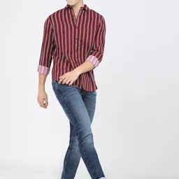 HIGHLANDER Men Blue Slim Fit Heavy Fade Stretchable Jeans image 5