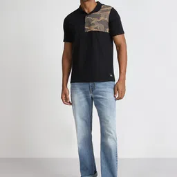 Lee Men Bootcut Low Distress Light Fade Cotton Stretchable Jeans-picture-14