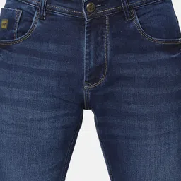 V-Mart Men Fit Light Fade Clean Look Stretchable Jeans image 3