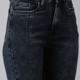 SHOWOFF Women Jean Slim Fit Acid Wash High-Rise Clean Look Stretchable Jeans image 5