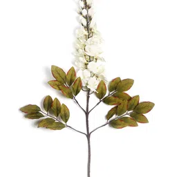 Pure Home and Living White Bean Artificial Flower Stem image 5