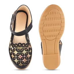 BAESD Girls Embellished Round Toe Ballerinas image 5