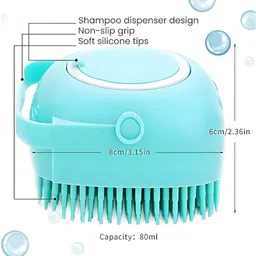 pure tails Puretail Dog Soap Dispenser Scrub Brush Pet Spa Kit image 4