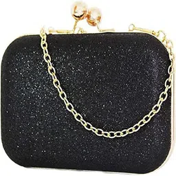d'vine luxe Party Black, Gold Clutch-picture-24
