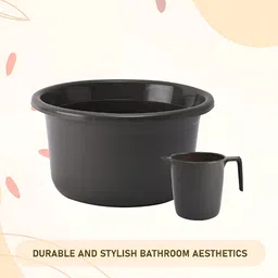 Kuber Industries Grey 12 Pieces Matte Bath Accessories Set image 5