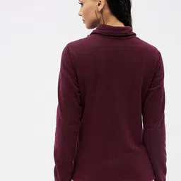 harpa Women Full Sleeve Solid Sweatshirt image 2