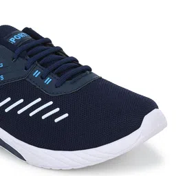 BIRDE Men Navy Blue Colourblocked Sneakers image 4