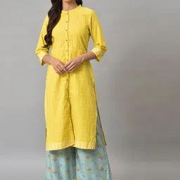 W Women Ethnic Motifs Printed Trousers image 4