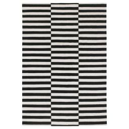 ikea stockholm Rug, flatwoven, handmade/striped black/off-white, 170x240 cm-picture-37