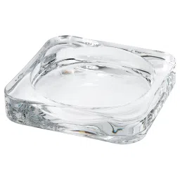 ikea glasig Candle dish, clear glass, 10x10 cm-picture-14