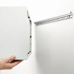 ikea eket Wall-mounted shelving unit w 4 comp, white, 70x35x70 cm image 4