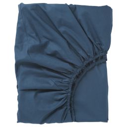 ikea ullvide Fitted sheet, dark blue, 180x200 cm-picture-21