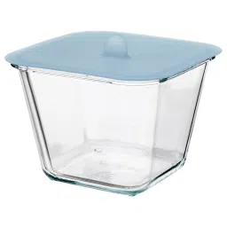 ikea 365+ Food container with lid, square glass/silicone, 1.2 l-image-37