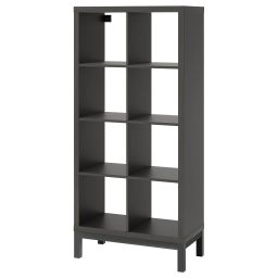 ikea kallax Shelving unit with underframe, black-brown/black, 77x164 cm-picture-8