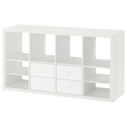 ikea kallax Shelving unit, with 4 drawers/with 2 shelf inserts white, 147x77 cm-picture-30
