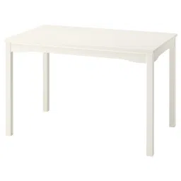 ikea hauga Table, white/birch veneer, 118x74 cm image 1