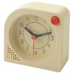 ikea tjinga Alarm clock, pale yellow, 8x8 cm image 1