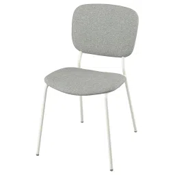 ikea vihals Chair, white/Tibbleby beige-grey-picture-19