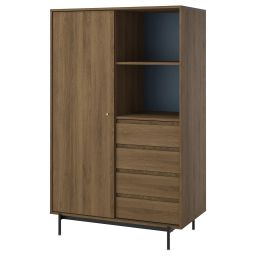 ikea rådmansö Wardrobe, brown walnut effect, 118x64x190 cm-picture-11