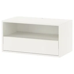 ikea eket Media shelf, white, 70x35x35 cm image 1