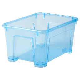ikea samla Box, blue, 28x19x14 cm/5 l image 1