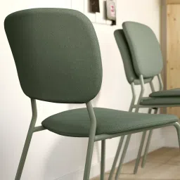 ikea vihals / vihals Table and 4 chairs, green green/green Tibbleby grey-green, 125x74 cm image 5