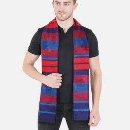 MUFFLY Red & Blue Striped Reversible Mufflers image 3