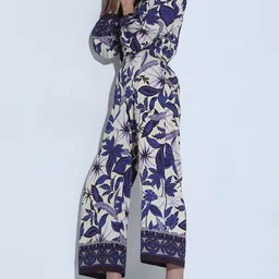 Vero Moda Women Floral Printed Straight Fit High-Rise Trousers-picture-31