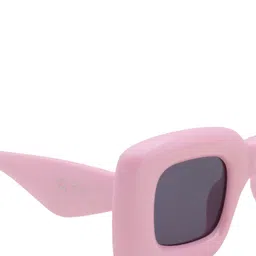 Ted Smith Unisex Square Sunglasses With UV Protected Lens image 3