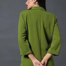 SASSAFRAS worklyf Self-Design Single-Breasted Blazers image 5