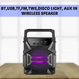 SACRO 3104 (PORTABLE BLUETOOTH PARTY SPEAKER) With High Quality Sound & High BassED248 5 W Bluetooth Laptop/Desktop Speaker-picture-27