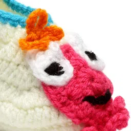 CHUTPUT Infant Kids Set Of 2 Hand-Knitted Pure Wool Crochet Booties image 5