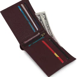 matin life Men Casual Brown Artificial Leather Wallet image 3