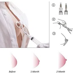 yeluri products 2 PC Nipple Aspirator Corrector Women Nipple Suckers for Flat Nipples Breast Nipple Shield image 3