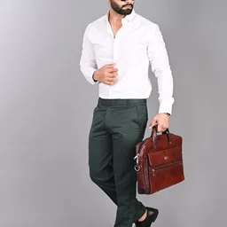 FUBAR Men Easy Wash Formal Trousers image 5