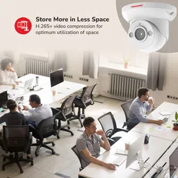 Manomay 3MP 4G Protect Dot Dome Home Office Shop Security Camera image 3