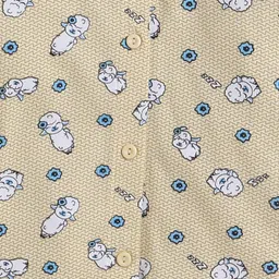 BUMZEE Girls Conversational Printed Pure Cotton Night Suit image 5