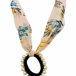 FEMMIBELLA Set Of 3 Embellished Ponytail Holders image 2