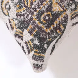 Art Avenue White & Back Ethnic Motifs Square Cushion Covers image 4