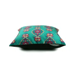 ANS Teal & Purple 5Pcs Quirky Square Cushion Covers image 4