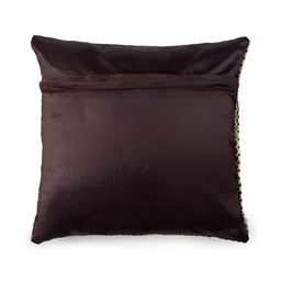 ERIC LONDON Brown & Gold 5 Pieces Geometric Square Cushion Covers image 5