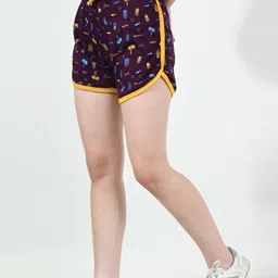 BAESD Pack of 3 Printed Pure Cotton Hot Pants Shorts image 3