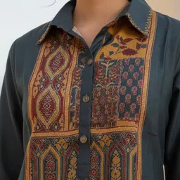 kaftanize Tunic Pant Co-ords Set image 4