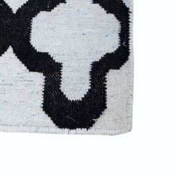 jaipur rugs Grey Geometrical Wool and Viscose 5 ft X 8 ft Flat Weaves image 5