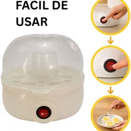 vbr's group Electric Instant Egg Boiler | Boils 7 Eggs Steamer | 3 Boiling modes Egg Cooker Plastic Egg Separator image 5