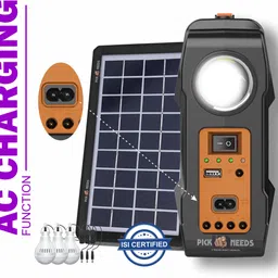 sunaze Solar Chargeable Inverter Light Set With Study Lamp + 3 Bulb 1 USB Charging Port Torch-picture-18